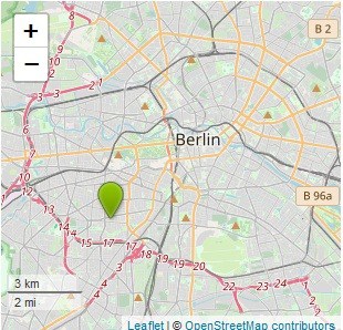 Karte Berlin mit Standort RebeIT GmbH