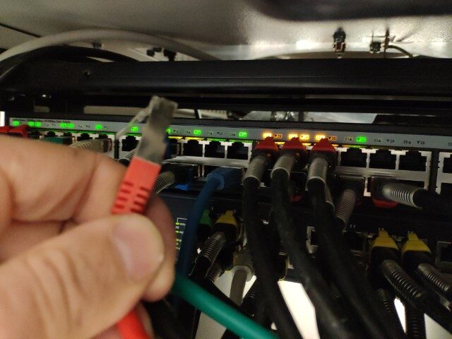 Netzwerk-Verkabelung mit Glasfaser